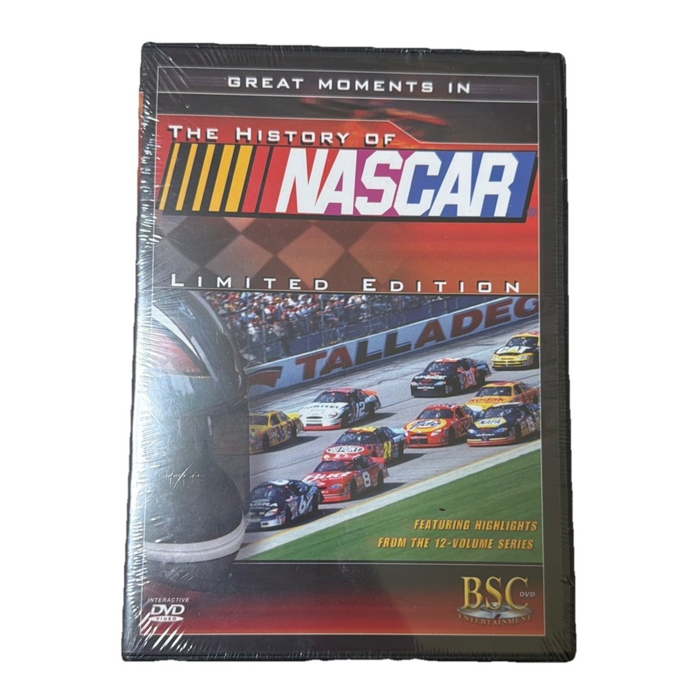 Great Moments In The History Of Nascar 2004 Limited Edition DVD Brand New